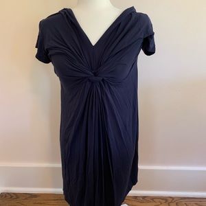 Seraphine Knot Front maternity dress US 8 navy!